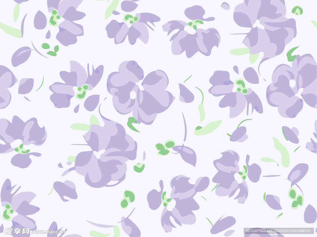 小碎花紫