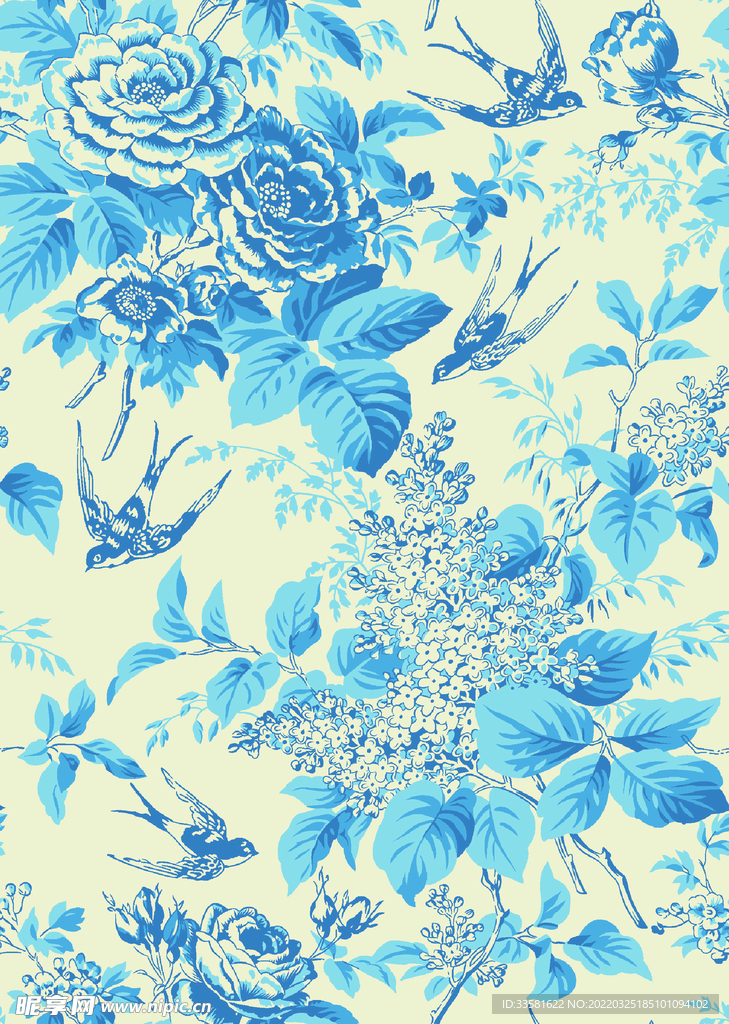 水彩花