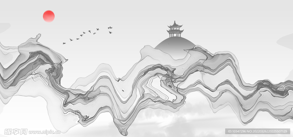 水墨山水 