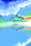 清新海报背景