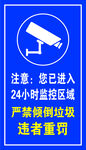 严禁倾倒垃圾 违者重罚
