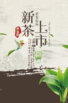 春茶上市中国风新茶上市海报