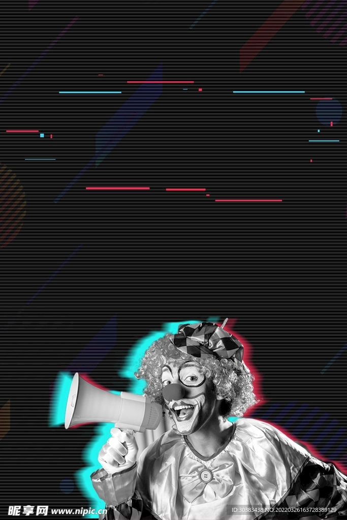 愚人节海报PSD素材