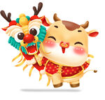 卡通牛