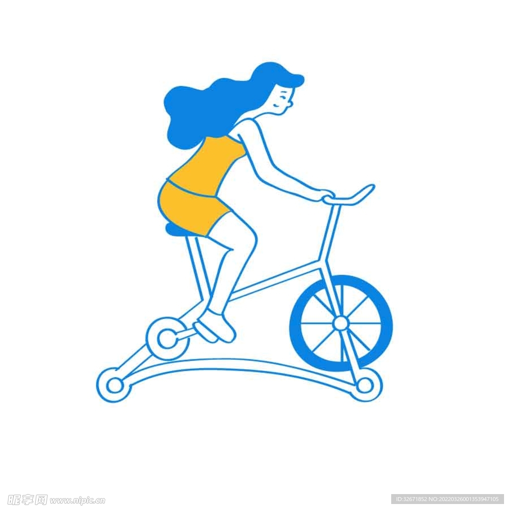 女人,自行车-千叶网
