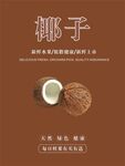 椰子海报