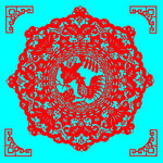 鸡剪纸
