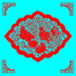 鸡剪纸