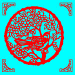 花鸟剪纸