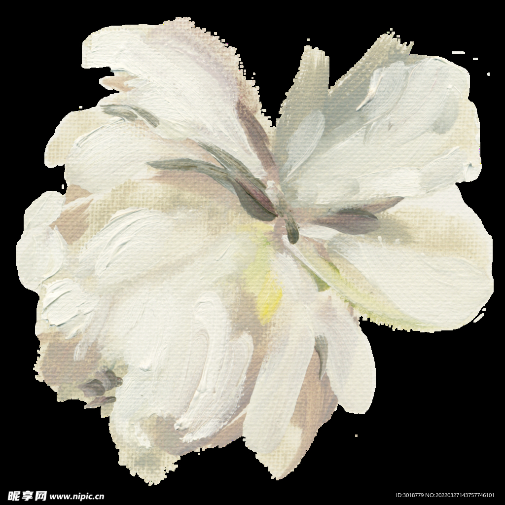 水彩花