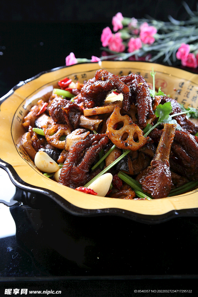 香锅土鸡爪