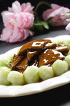菜胆扒猪肝