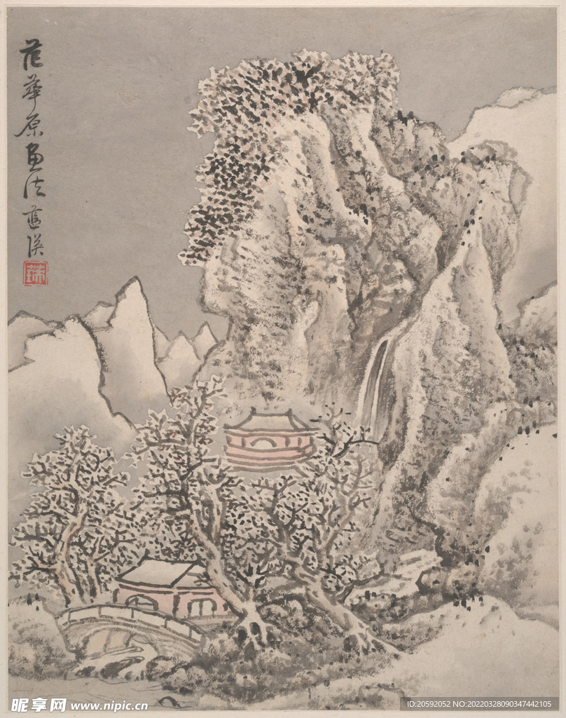 山水画  