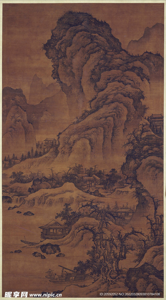 山水画  