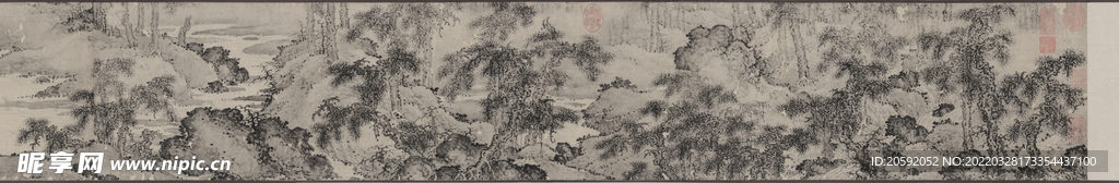 山水画  