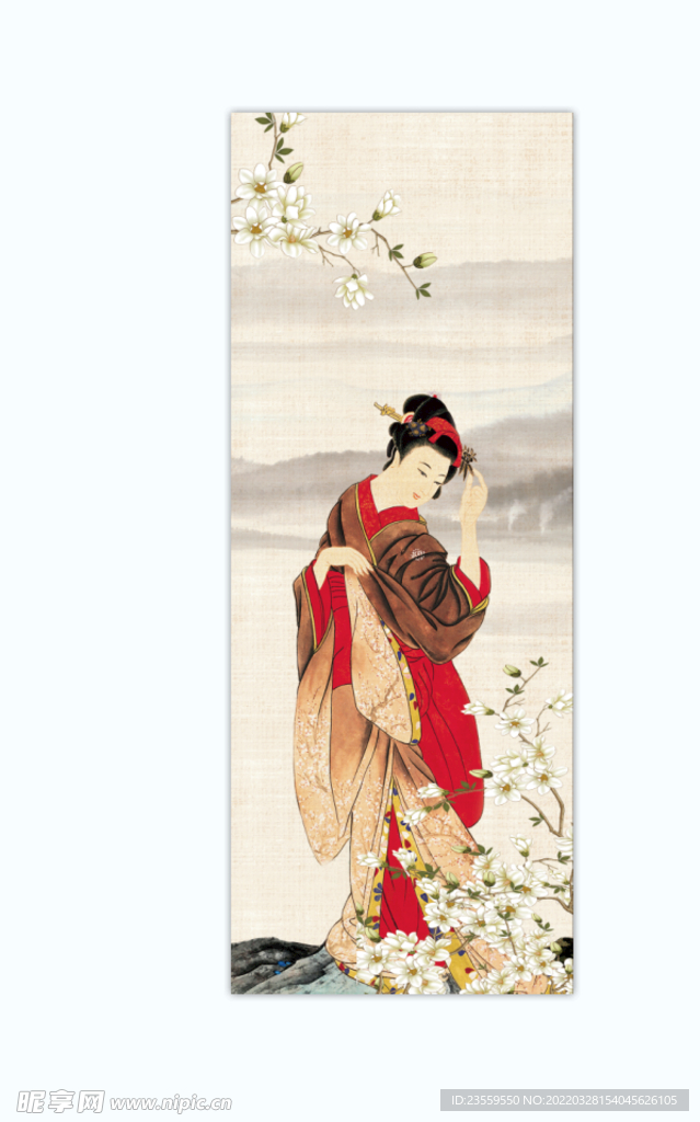 日本仕女图