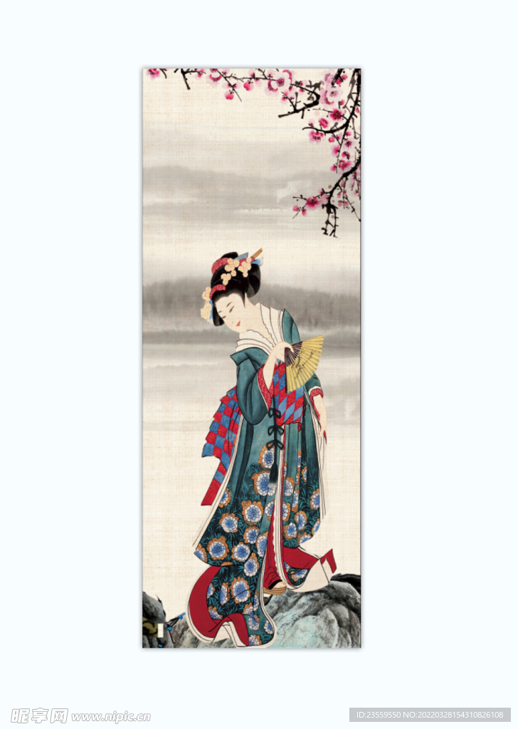 日本仕女图
