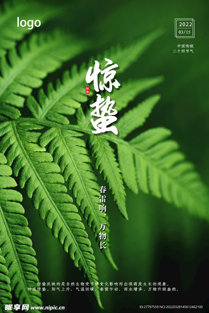 惊蛰节气海报
