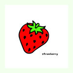 草莓 手绘 矢量图