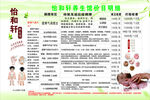 行医价目表