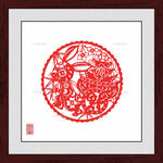 剪纸兔子
