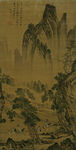 唐伯虎水墨画 