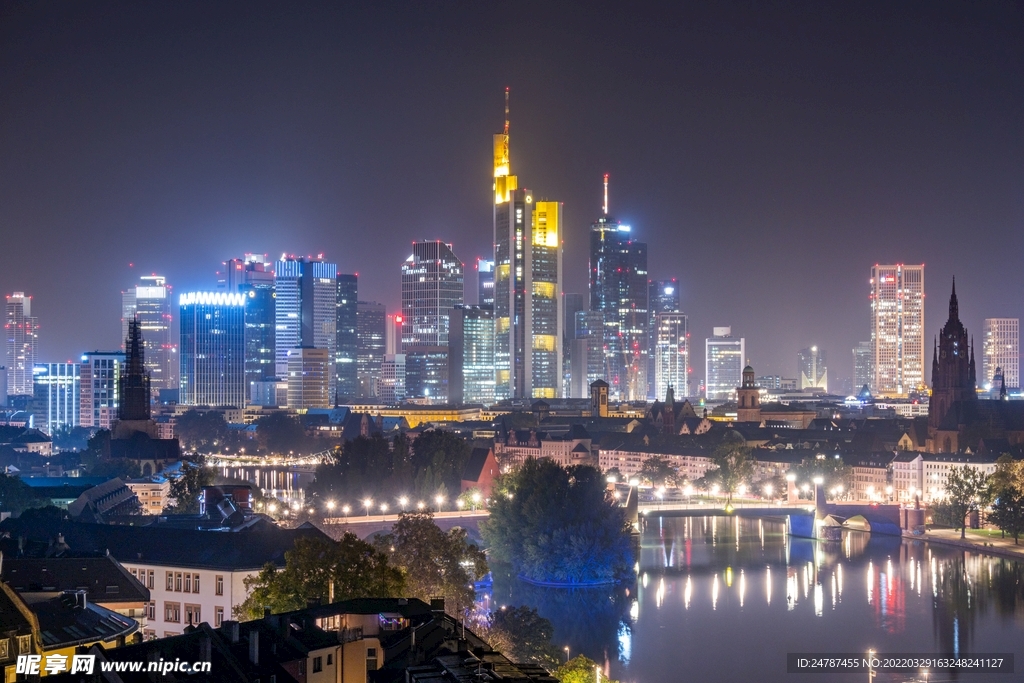 繁华夜景