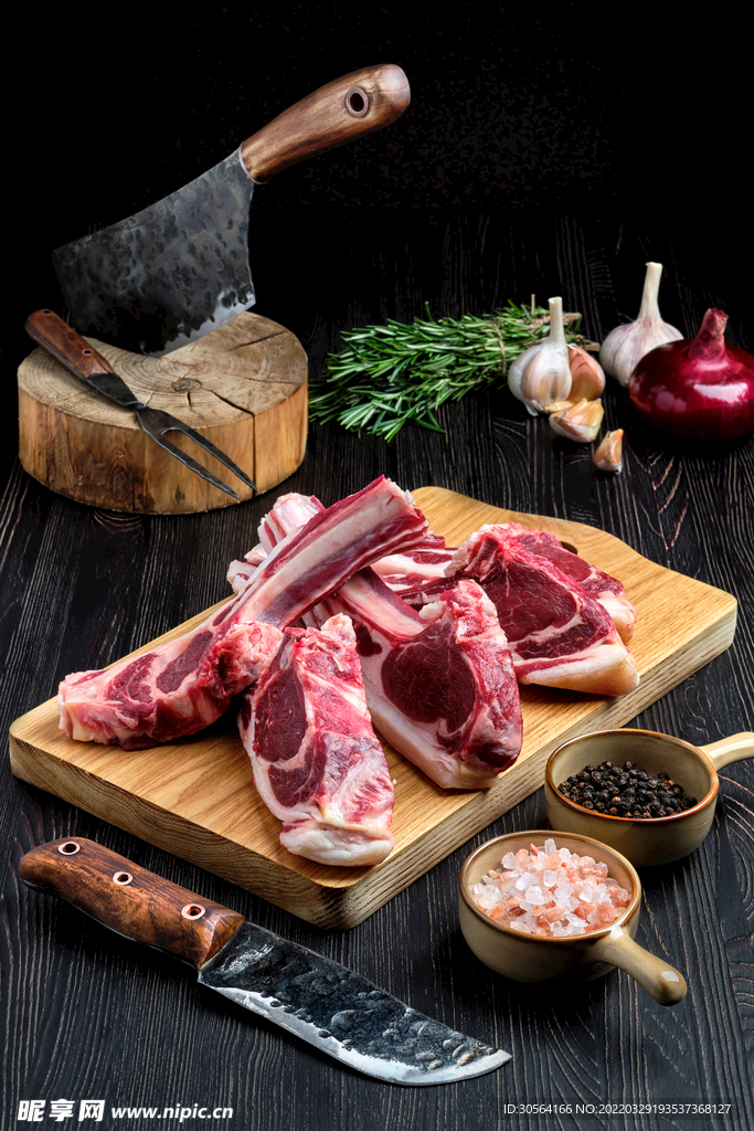 肋骨排骨肉块
