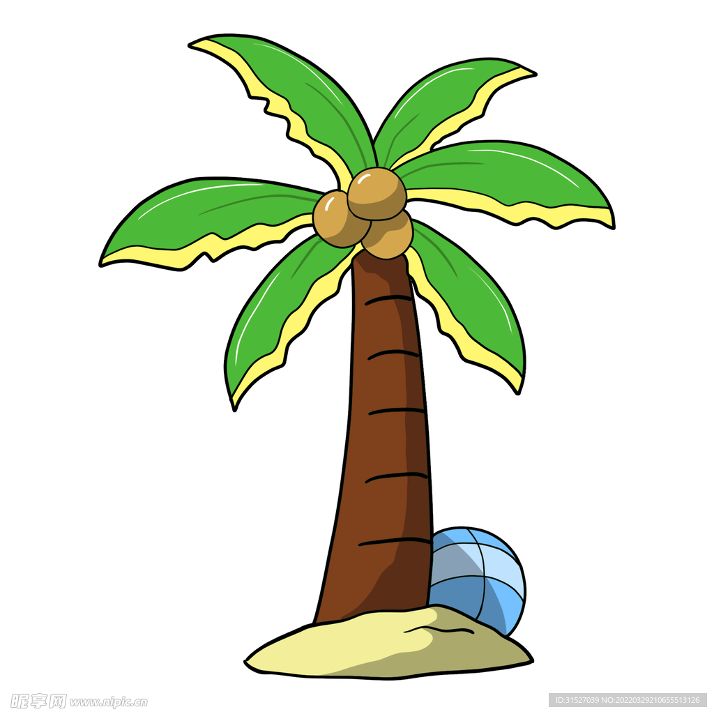 卡通椰树