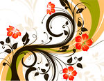 矢量花纹