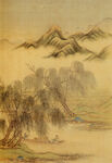 山水画  
