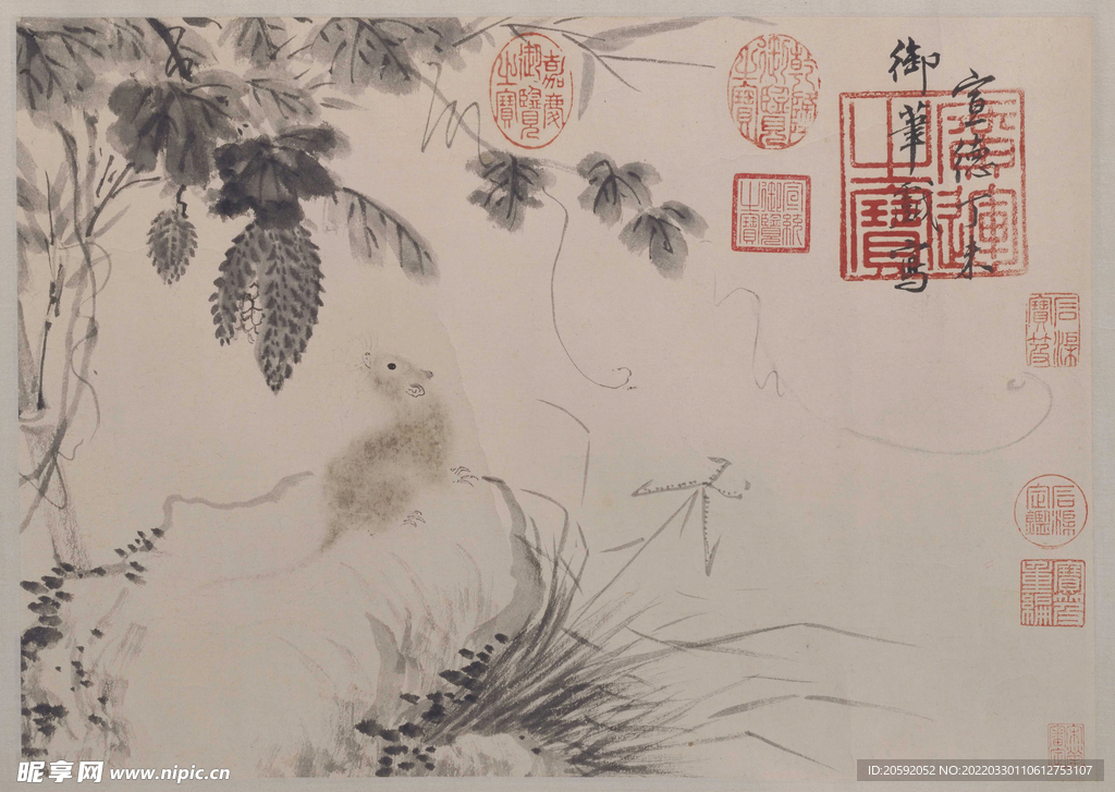  工笔画  