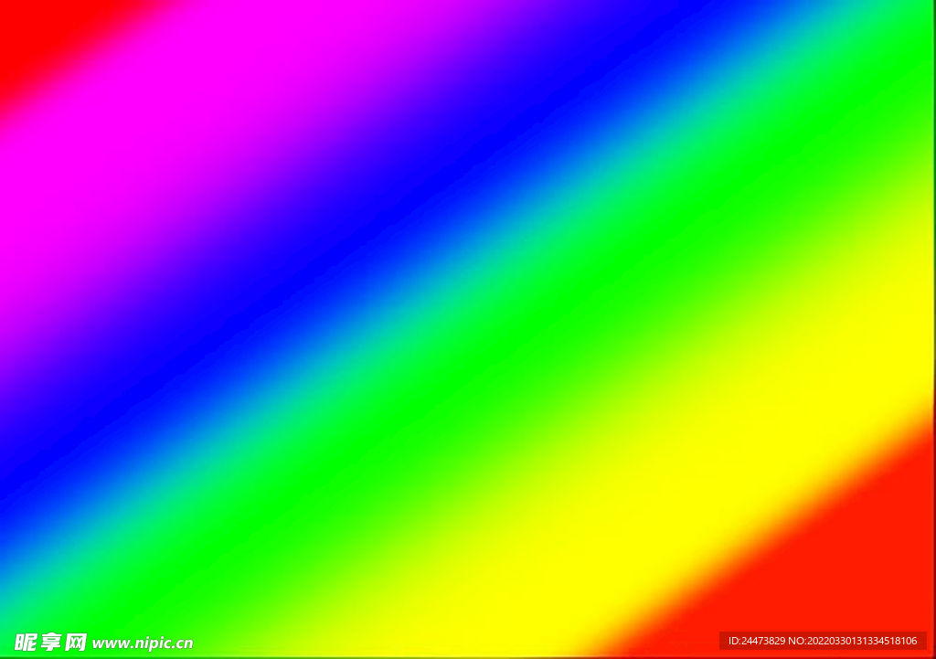 七色彩虹渐变线条素材背景