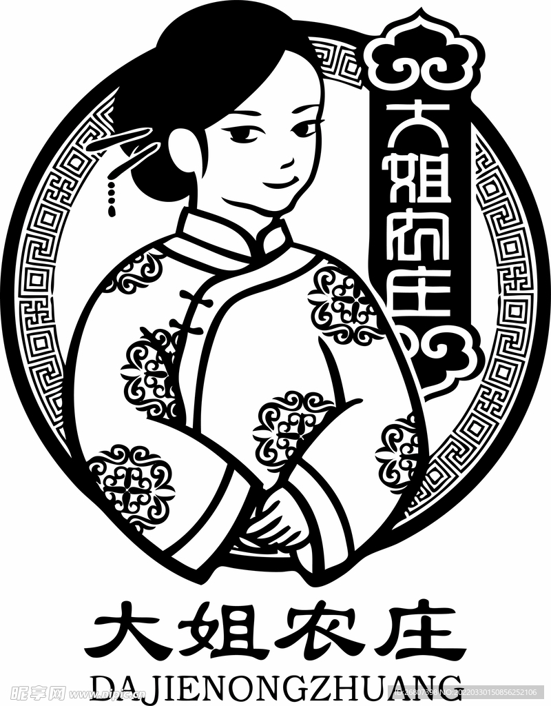 大姐农庄logo