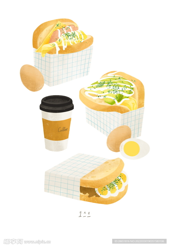 早餐插画