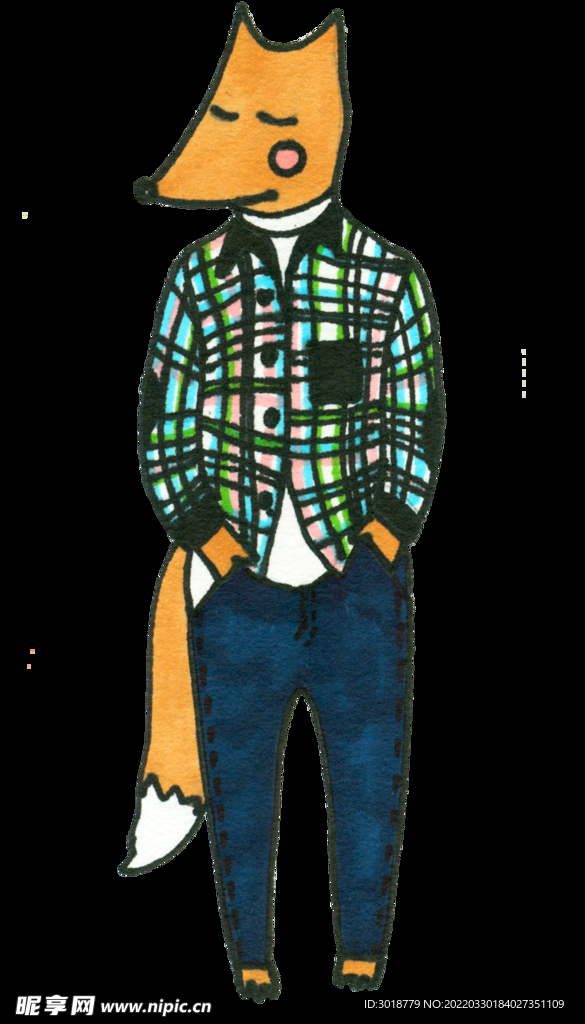 卡通狐狸 