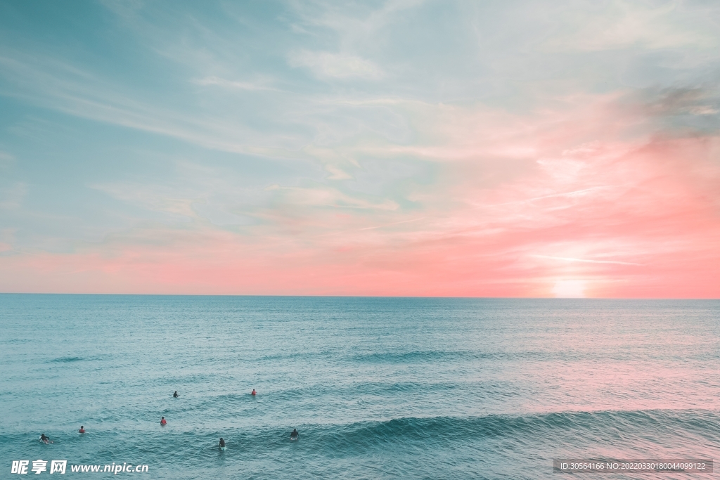 户外海边海水景观