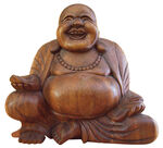 木雕弥勒佛免抠