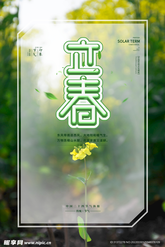 立春插画图片