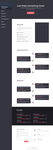 pc端黑白简约风格网页界面设计