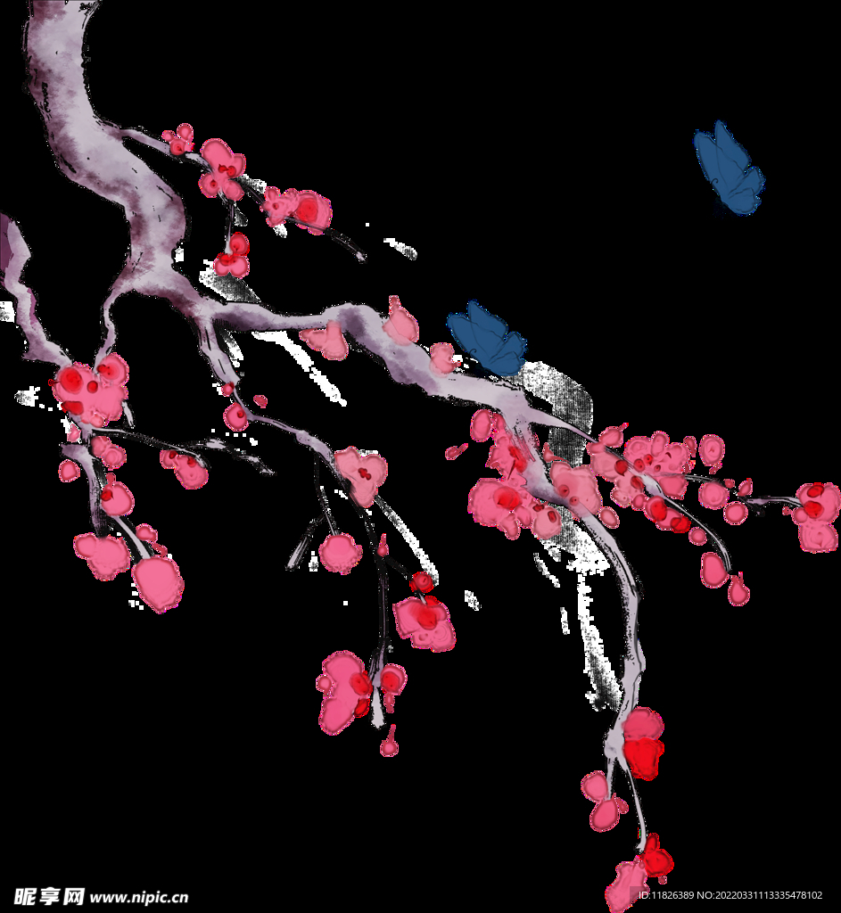桃花素材