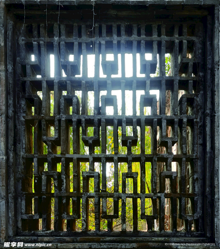 仿古 窗格 寺庙 石雕 砖雕