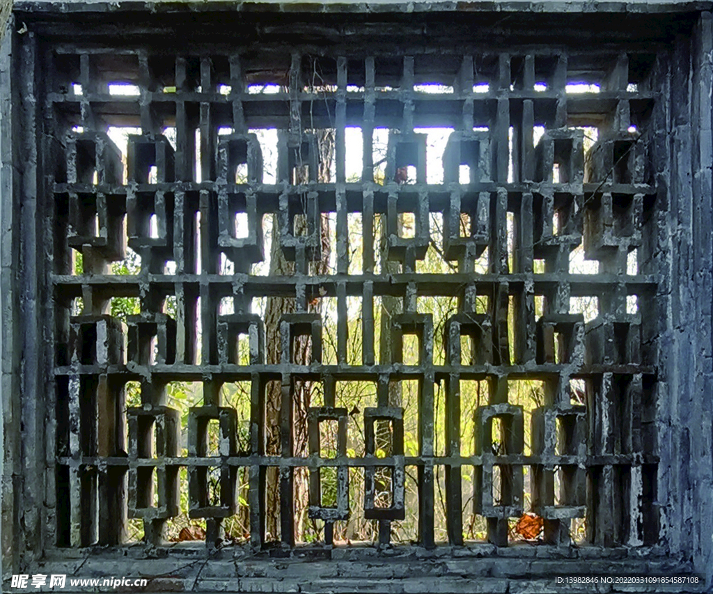 仿古 窗格 寺庙 石雕 砖雕