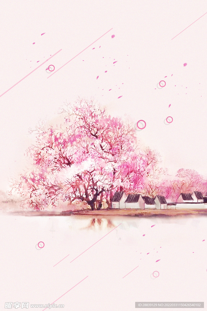  樱花背景