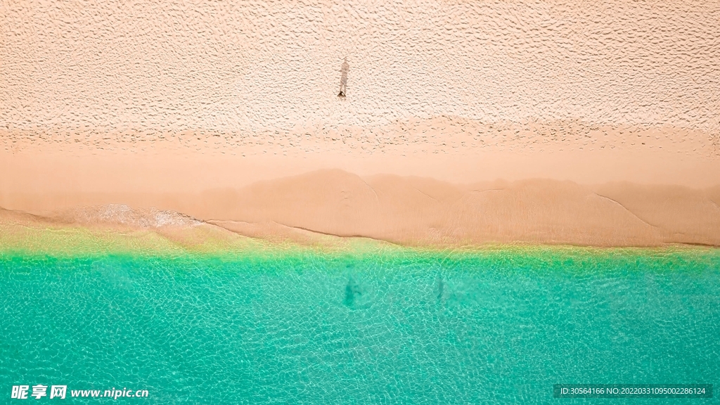 户外海边沙滩景观