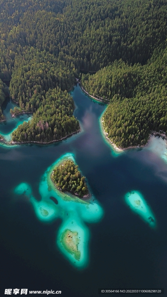 户外海中群岛