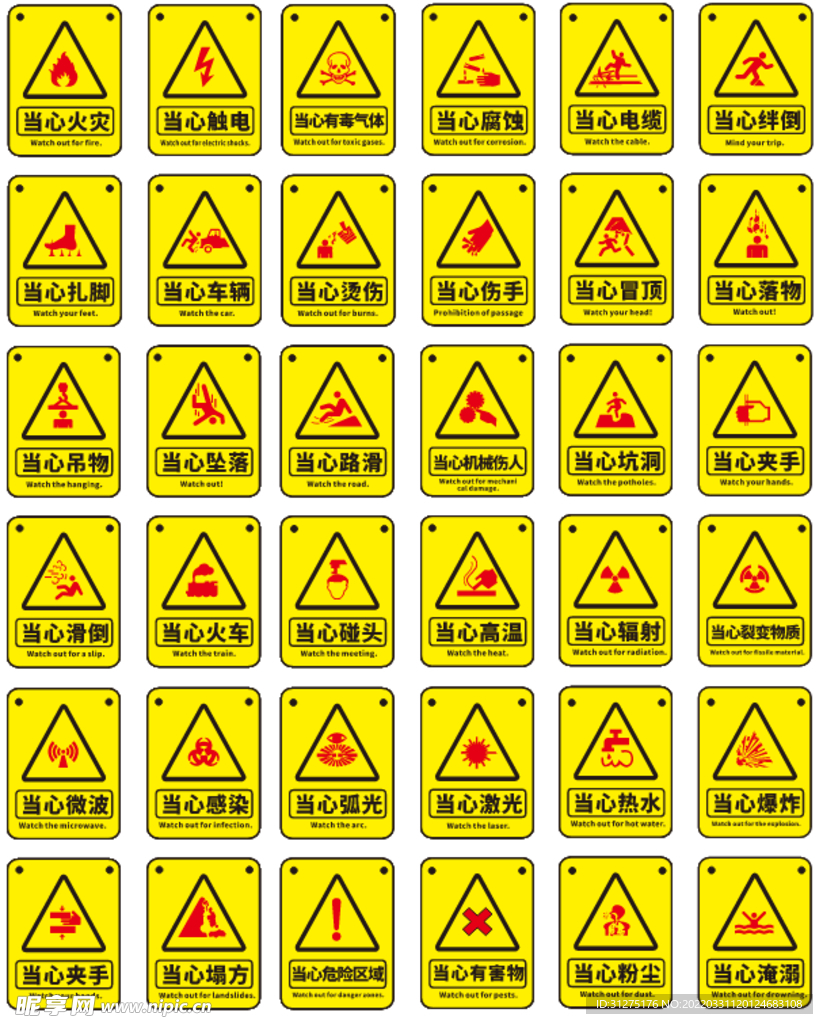 禁止安全标识