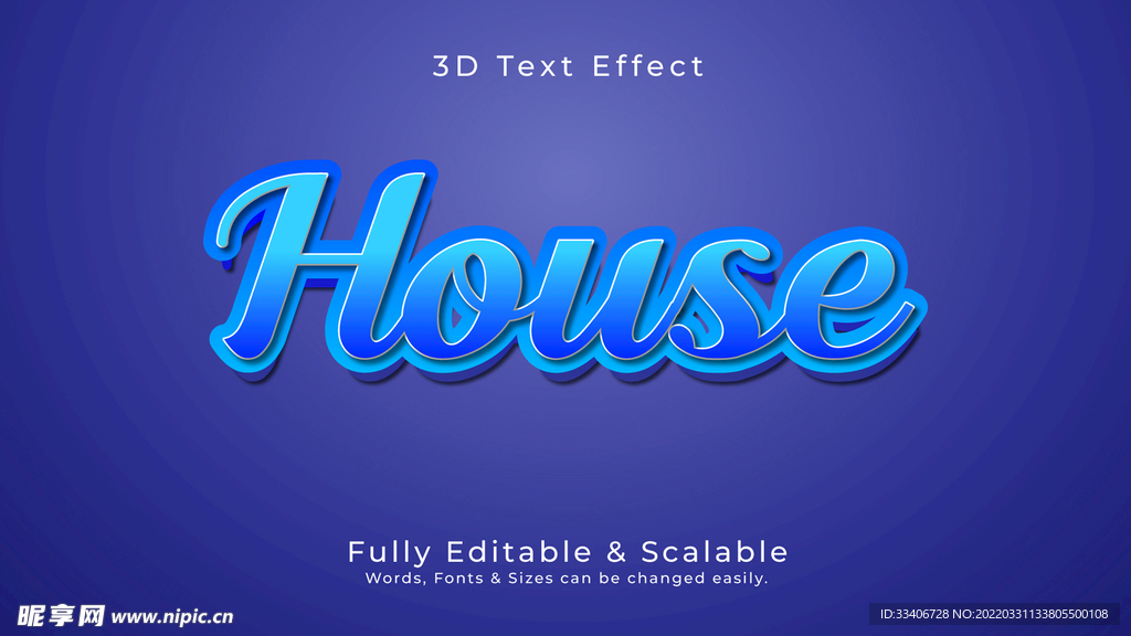 3D字体设计