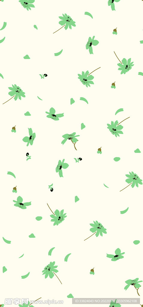 碎花 大牌花