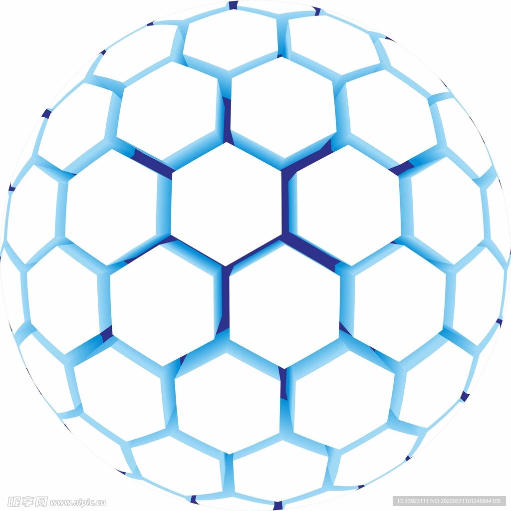 键 词:立体 六边形 矩形 球体 蓝色六边形  设计 广告设